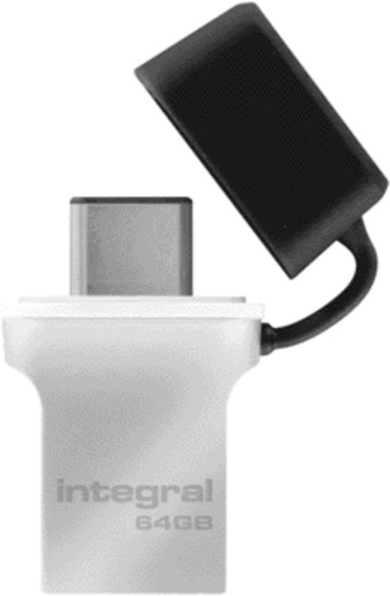 Usb-stick integral fd 64gb 3.0 type c zilver