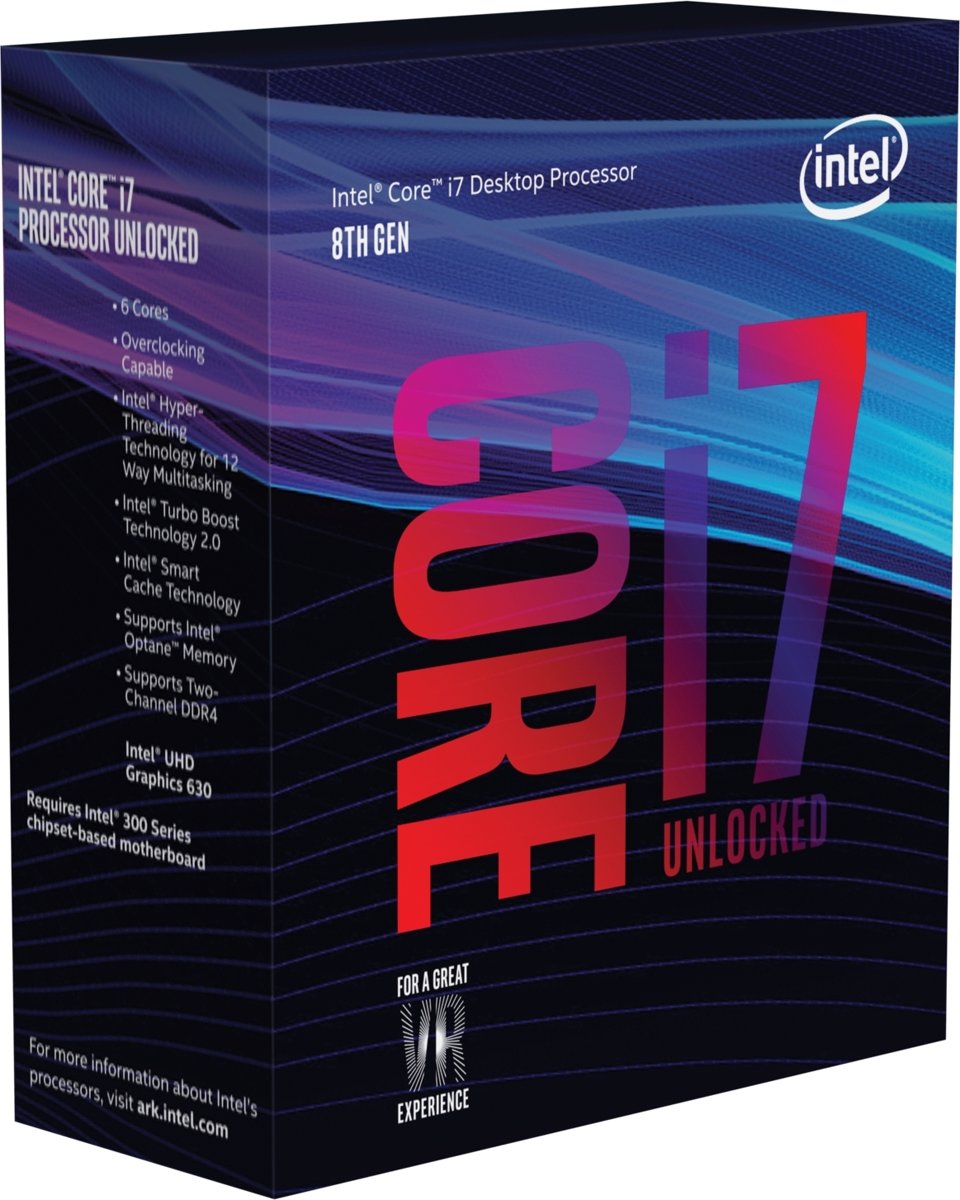 Intel Core i7-8700 met Optane™ Memory 16GB