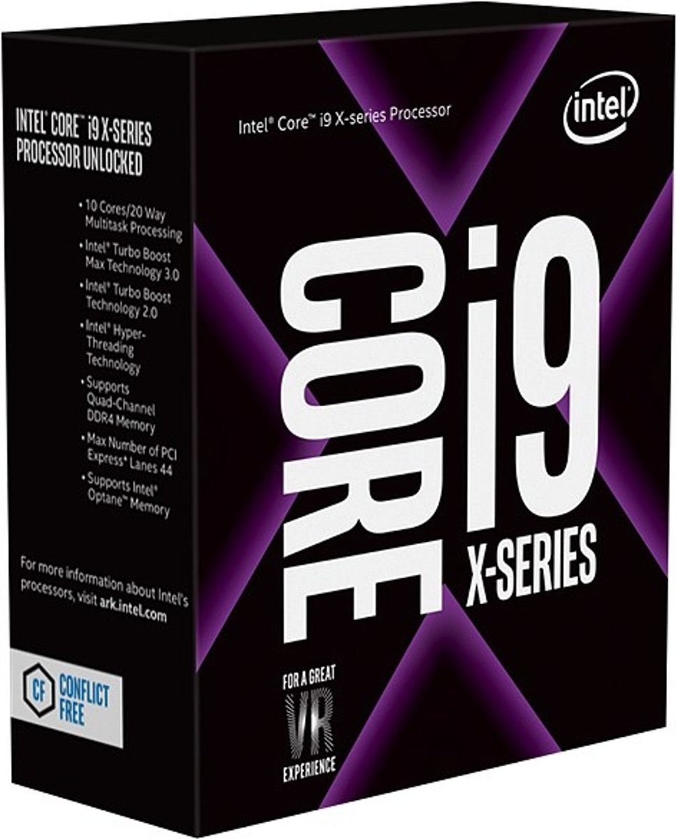 Intel Core i9-9820X processor 3,3 GHz Box 16,5 MB Smart Cache