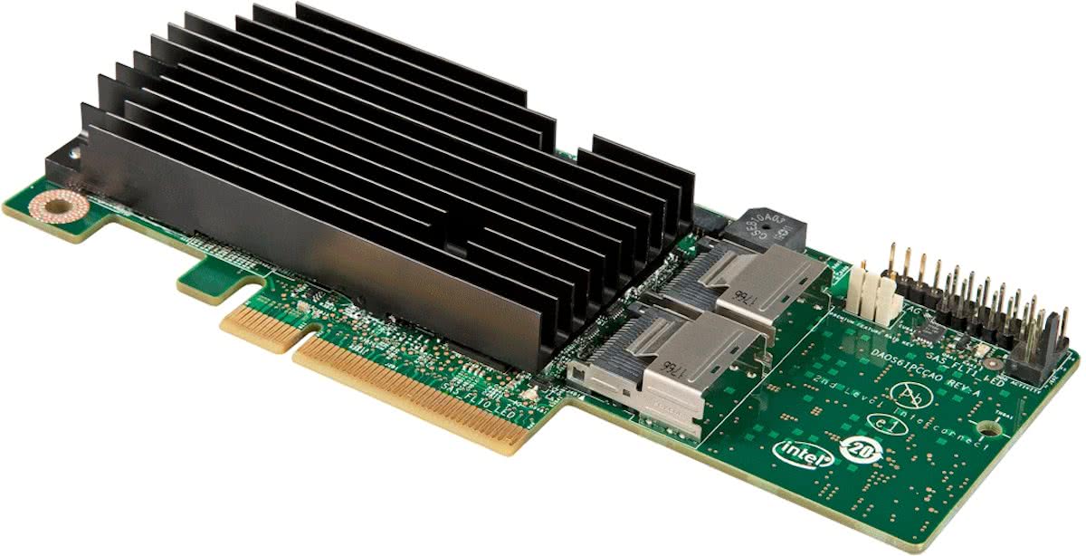 Intel RMS25PB080 PCI Express x8 2.0 6Gbit/s RAID controller