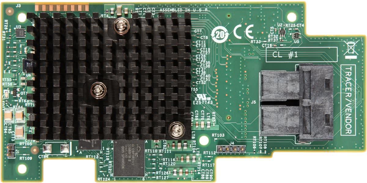 Intel RMS3HC080 PCI Express x8 3.0 12Gbit/s RAID controller