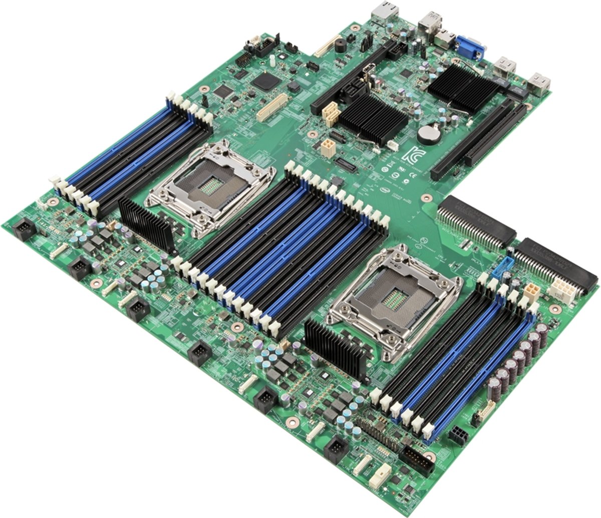 Intel S2600WTT server-/werkstationmoederbord LGA 2011-v3 Intel® C612