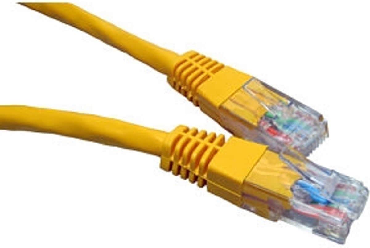 Intellinet 319966 - Cat 5 UTP-kabel - RJ45 - 7.5 m - Geel