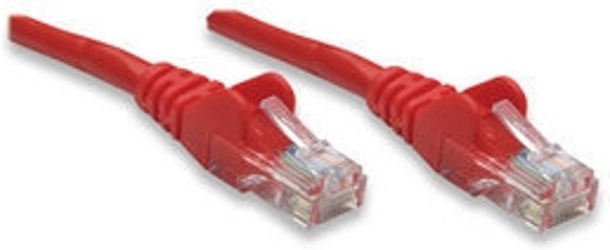 Intellinet 325967 - Netwerkkabel - RJ45 - 10 m - Rood