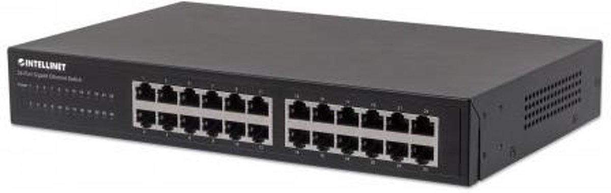 Intellinet 561273 netwerk-switch Managed Gigabit Ethernet (10/100/1000) Zwart