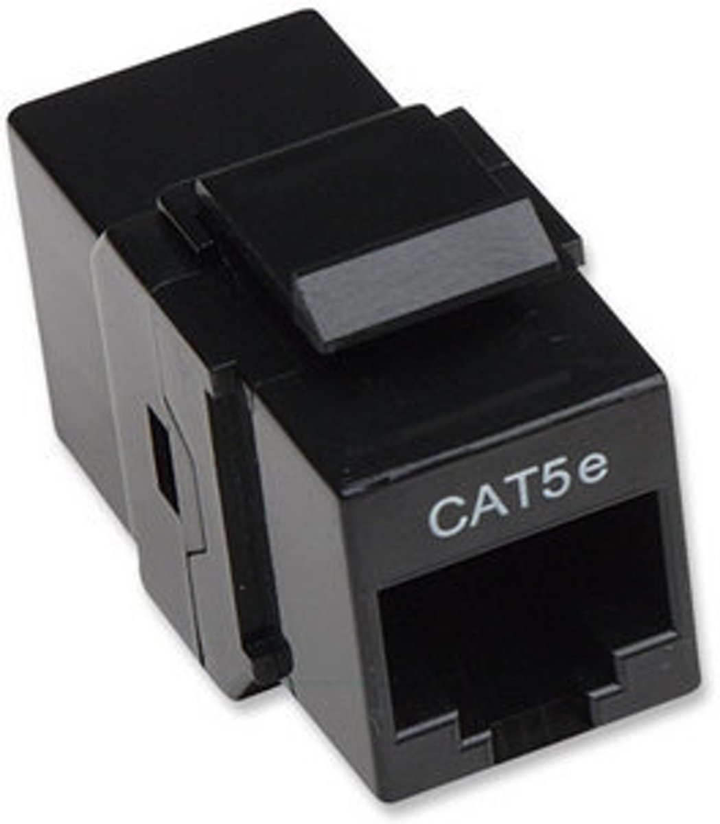 Intellinet RJ-45, Cat5e kabel-connector Zwart