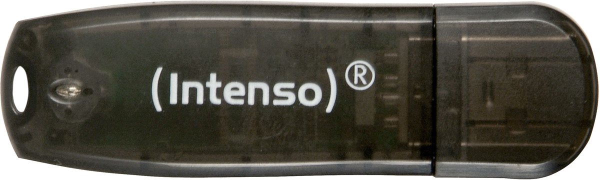 Intenso USB Drive 16 GB Rainbow Line, Black