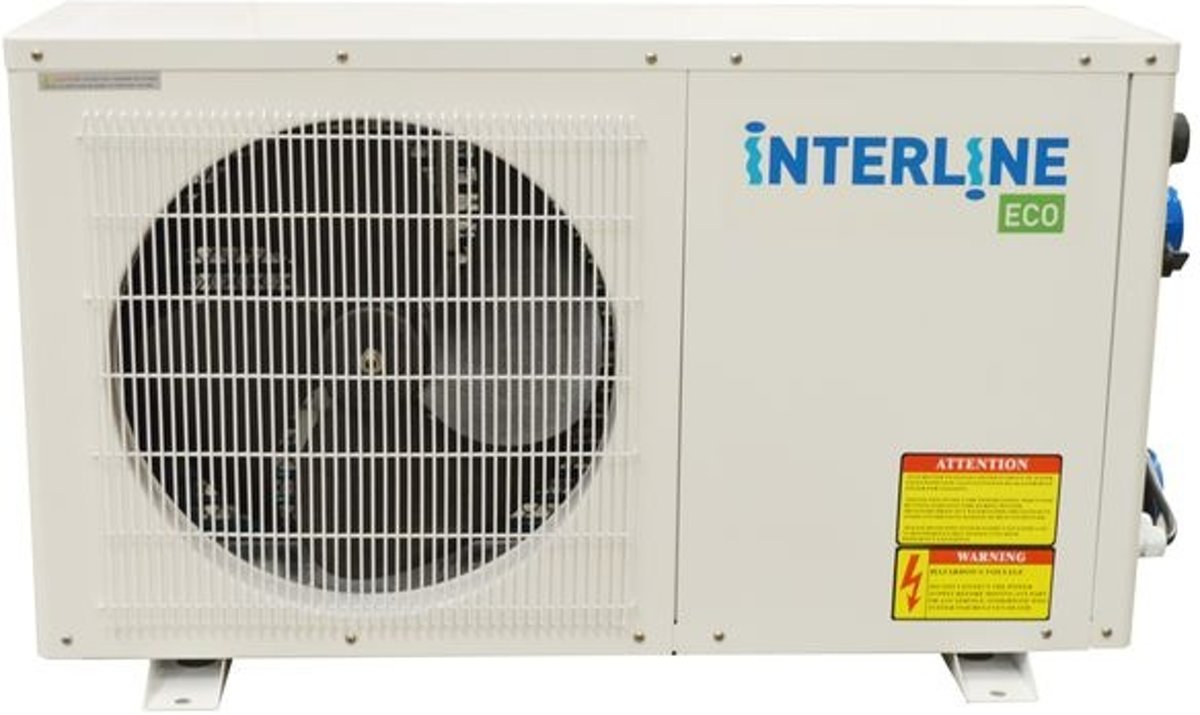 Interline Warmtepomp Eco 7,8 Kw 93 X 36 X 55 Cm Staal Grijs