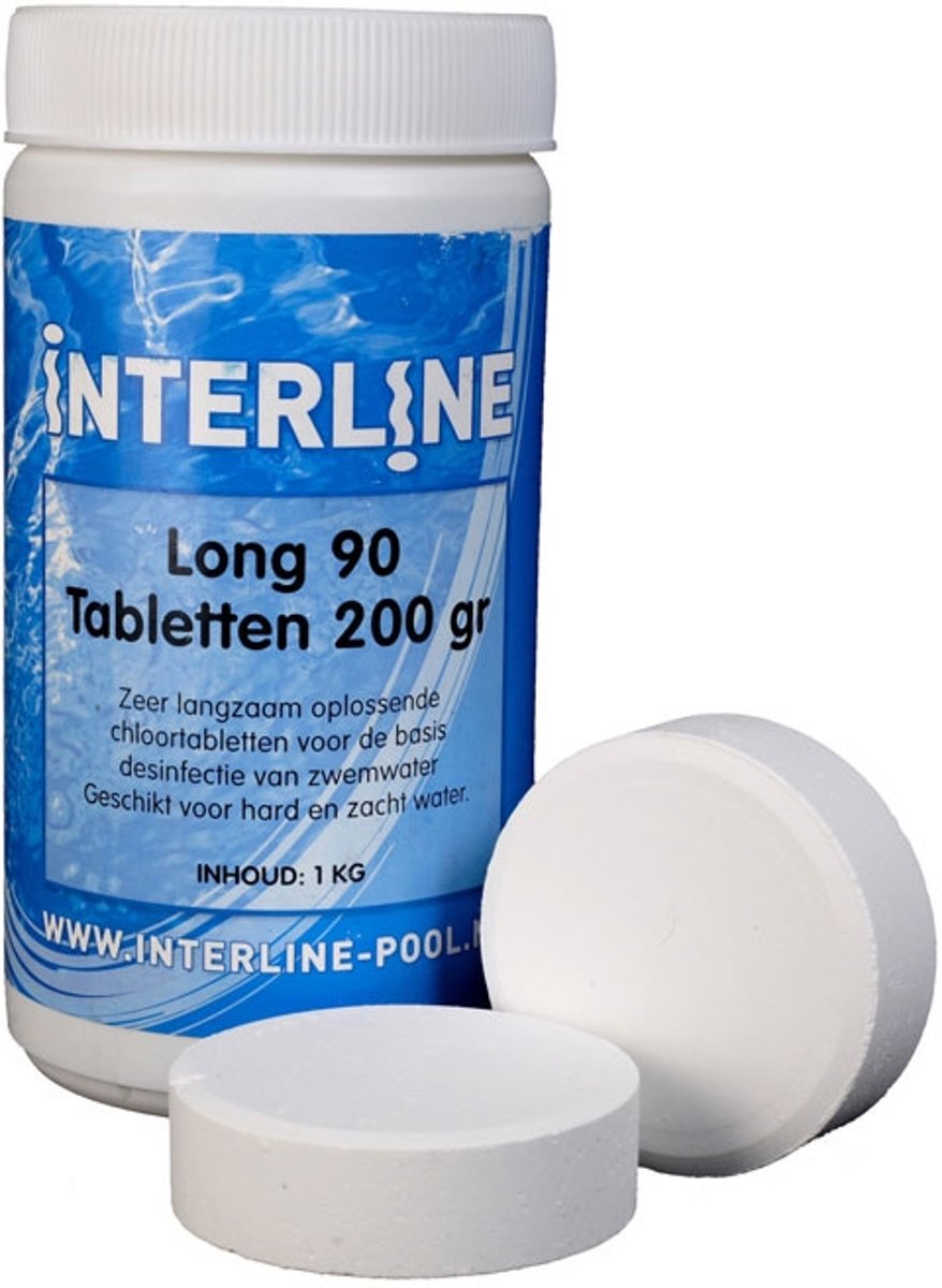 Interline Zwembad Interline chloortabletten - 200 grams, 1 kg