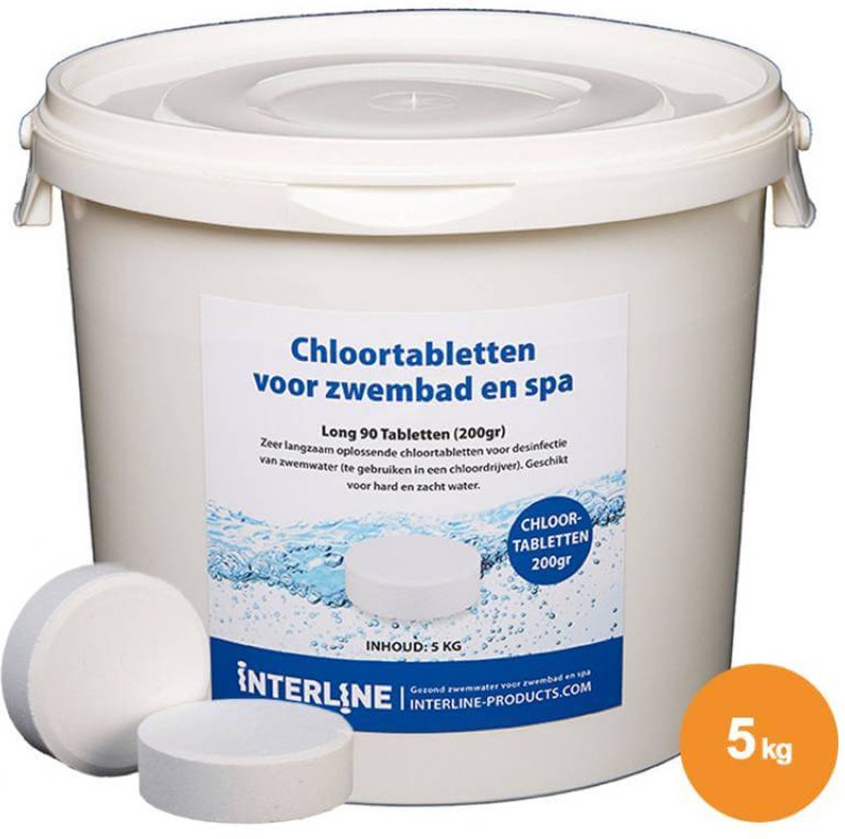   Zwembad   chloortabletten - 200 grams, 5 kg