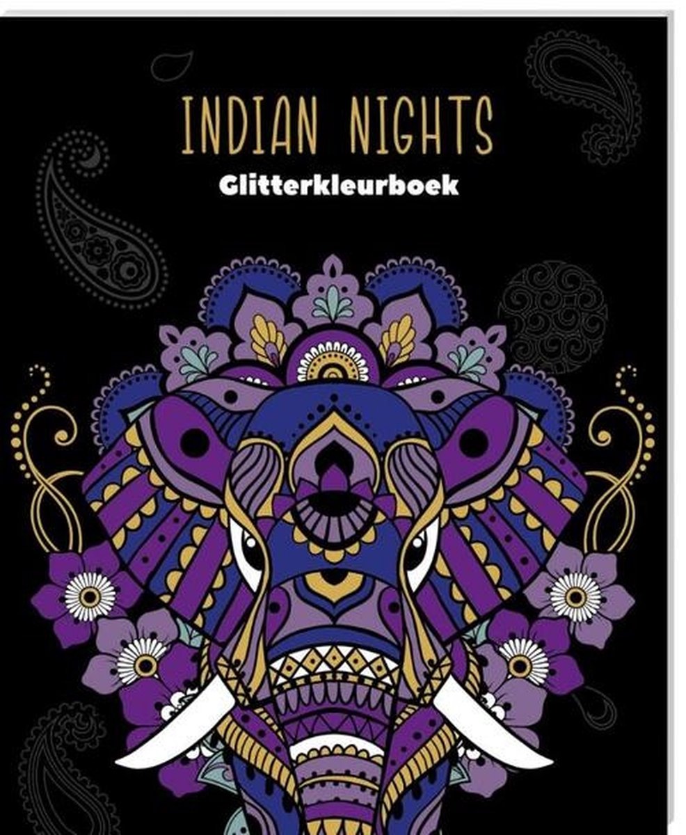 Glitterkleurboek - India by Night