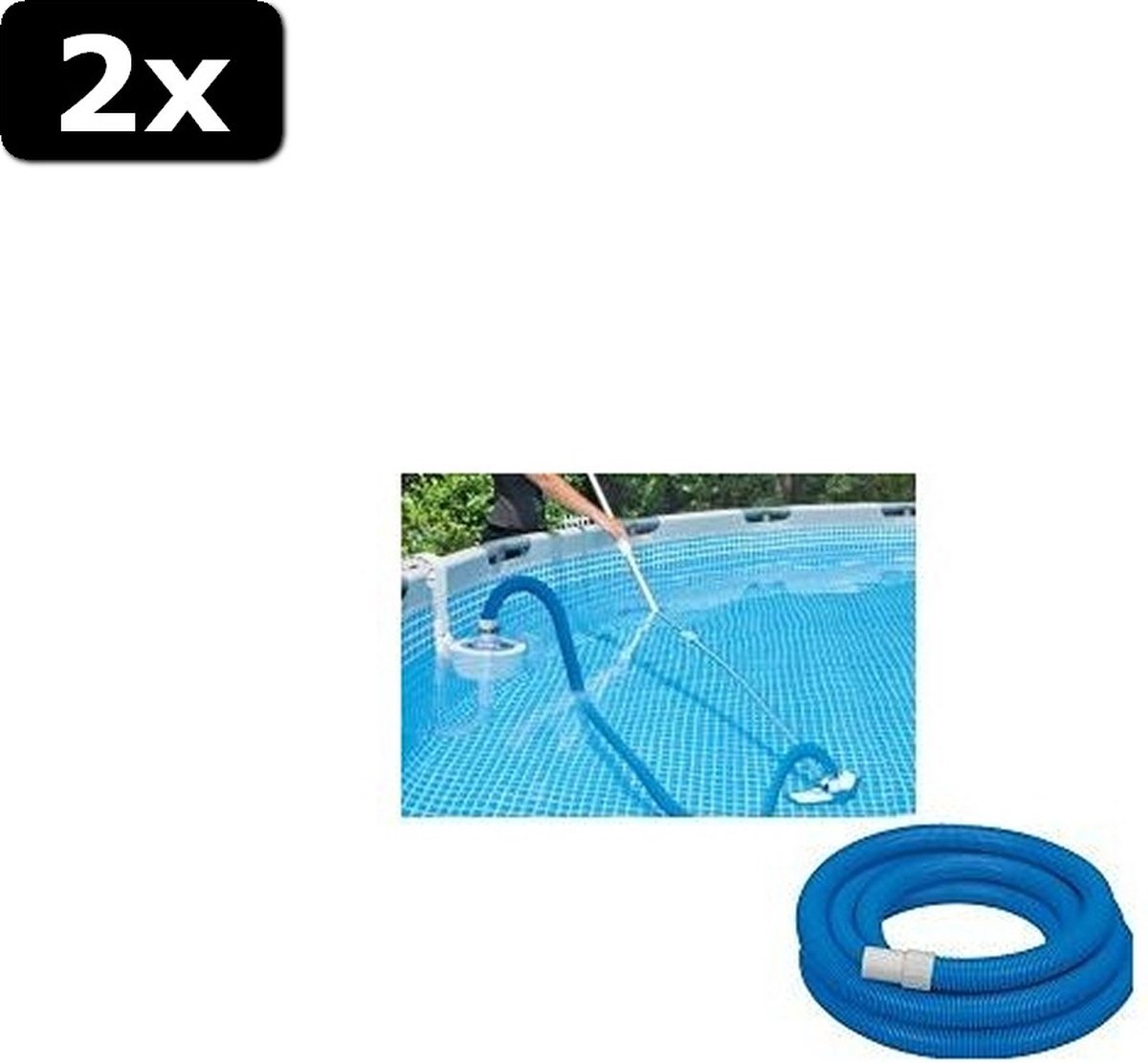 2x Intex 29083 Luxe Vacuum Slang 760cm