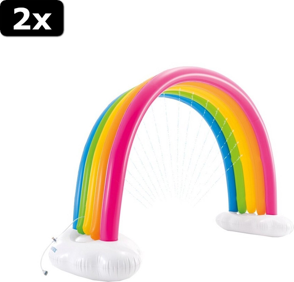 2x Intex 56597NP Regenboogsproeier 180x300x109 cm