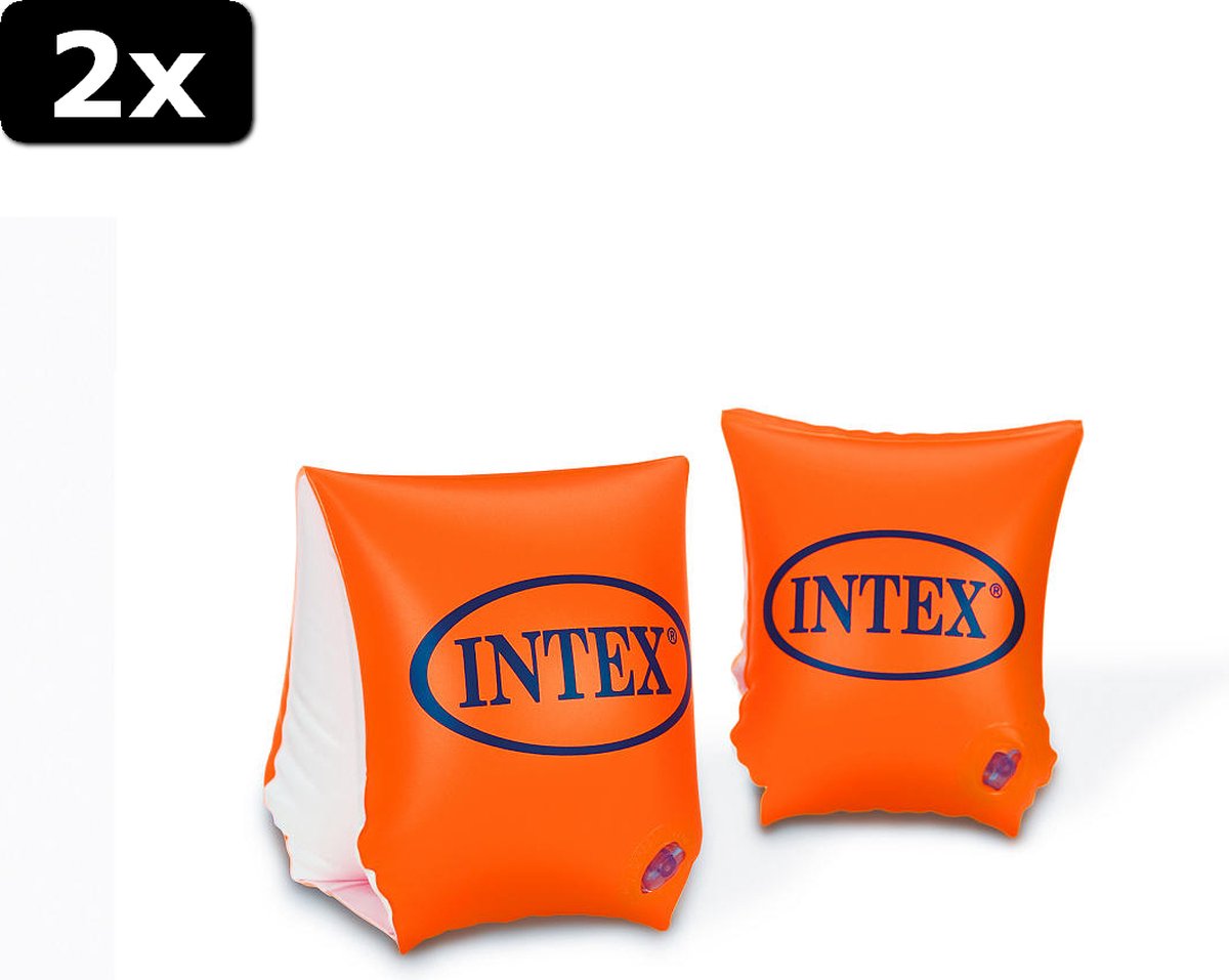 2x Intex Deluxe armbandjes 23x15cm 3 tot 6 jaar