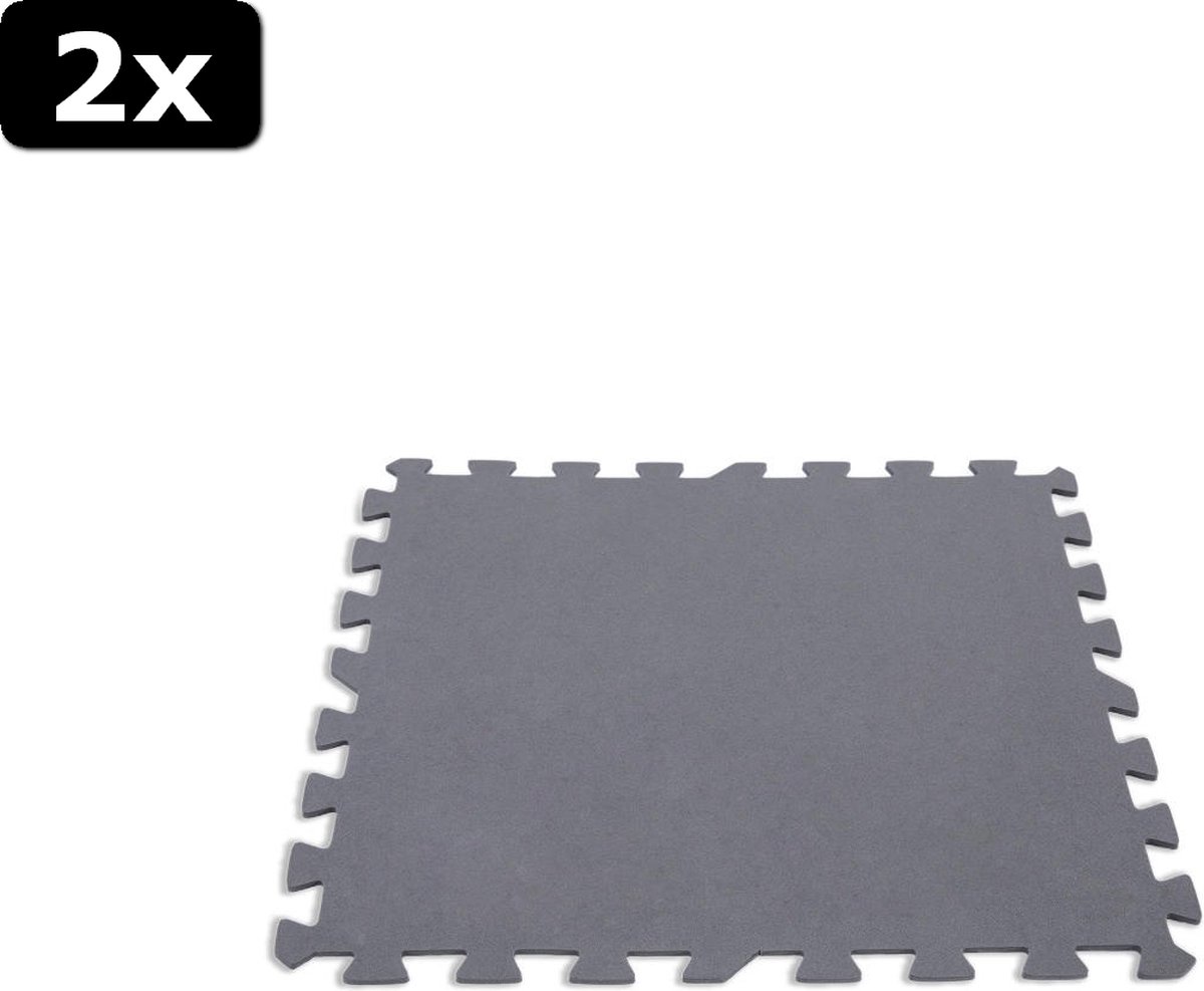 2x Intex beschermingstegels 50x50x0.5cm 8 stuks