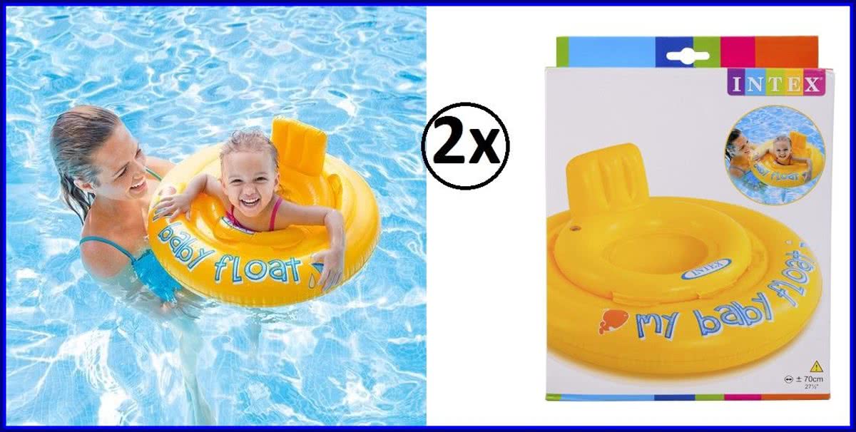 2x Opblaasbare Baby Float  6 tot 12 maanden