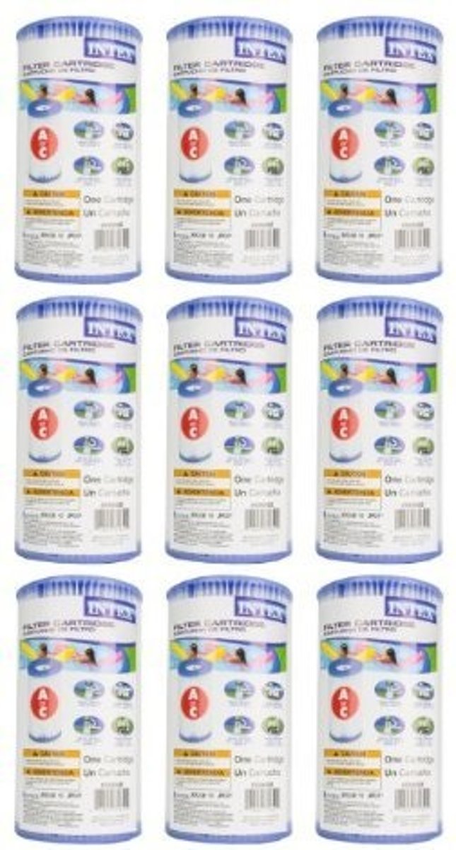 9 pack   filter cartridge - Type A