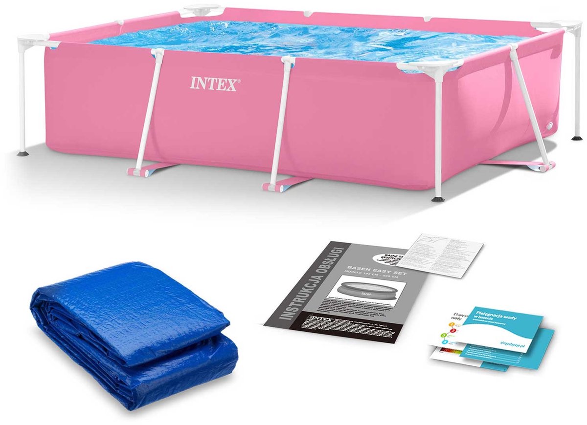 Frame tuinzwembad 220 x 150 x 60 cm 2 in 1 INTEX 28266