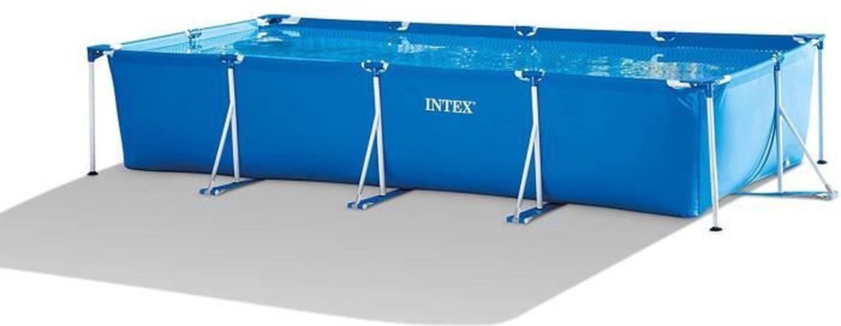 INTEX - METALEN FRAME JUNIOR RECHT BUIS ZWEMBAD KIT (L) 4.50 x (l) 2.20 x (h) 0.84m