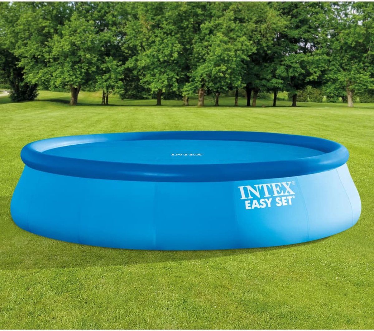 INTEX Solarzwembadhoes 448 cm polyetheen blauw