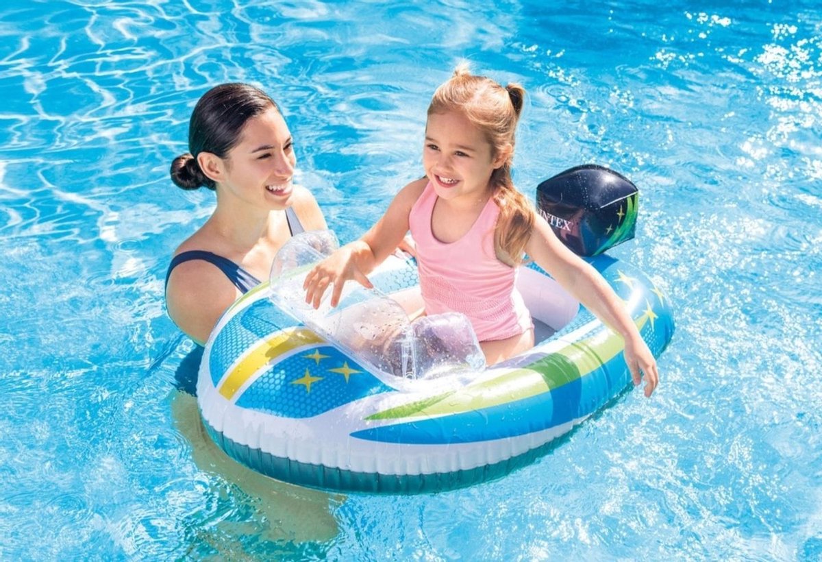 INTEX opblaasbare - kinderbootje - Pool cruiser - Zwembad- bootje - Childeren fun- waterpret - opblaas - zwemband