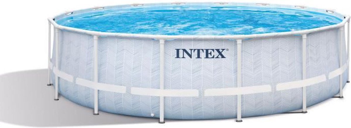 Intex - 26746NP - Rond chevron zwembad kit ø 4,88x 1,22m