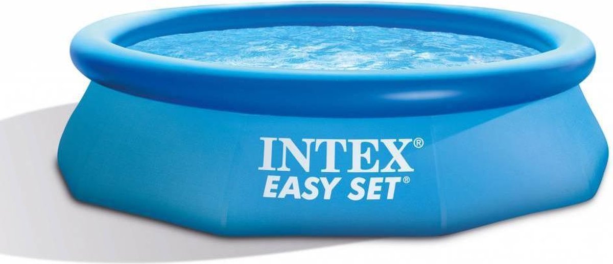 Intex - Easy set Zwembad - 305 x 76 cm - Opblaasbaarzwembad - kinderzwembad - blauw