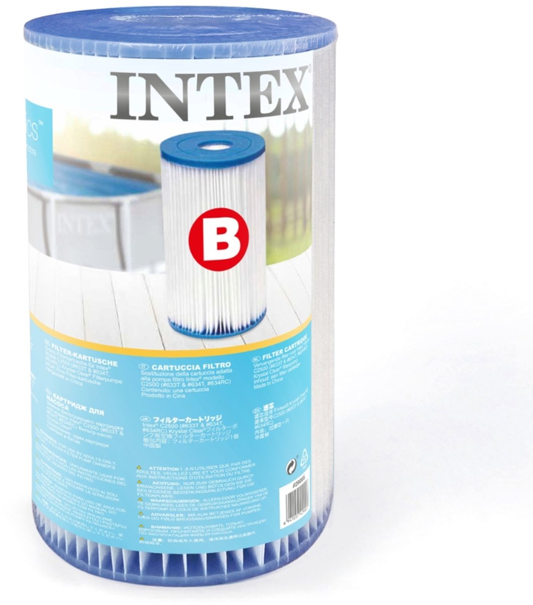   - Filter Cartridge Type B - Voor grote   pompen - Hoog filtrerend vermogen