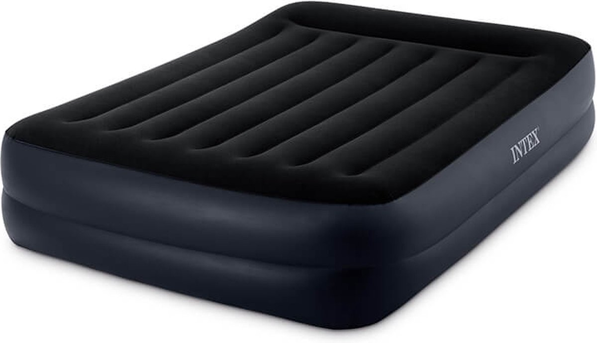 Intex - Luchtbed - Luchtbedden - Kamperen - Blauw - 203 x 152 x 42 cm