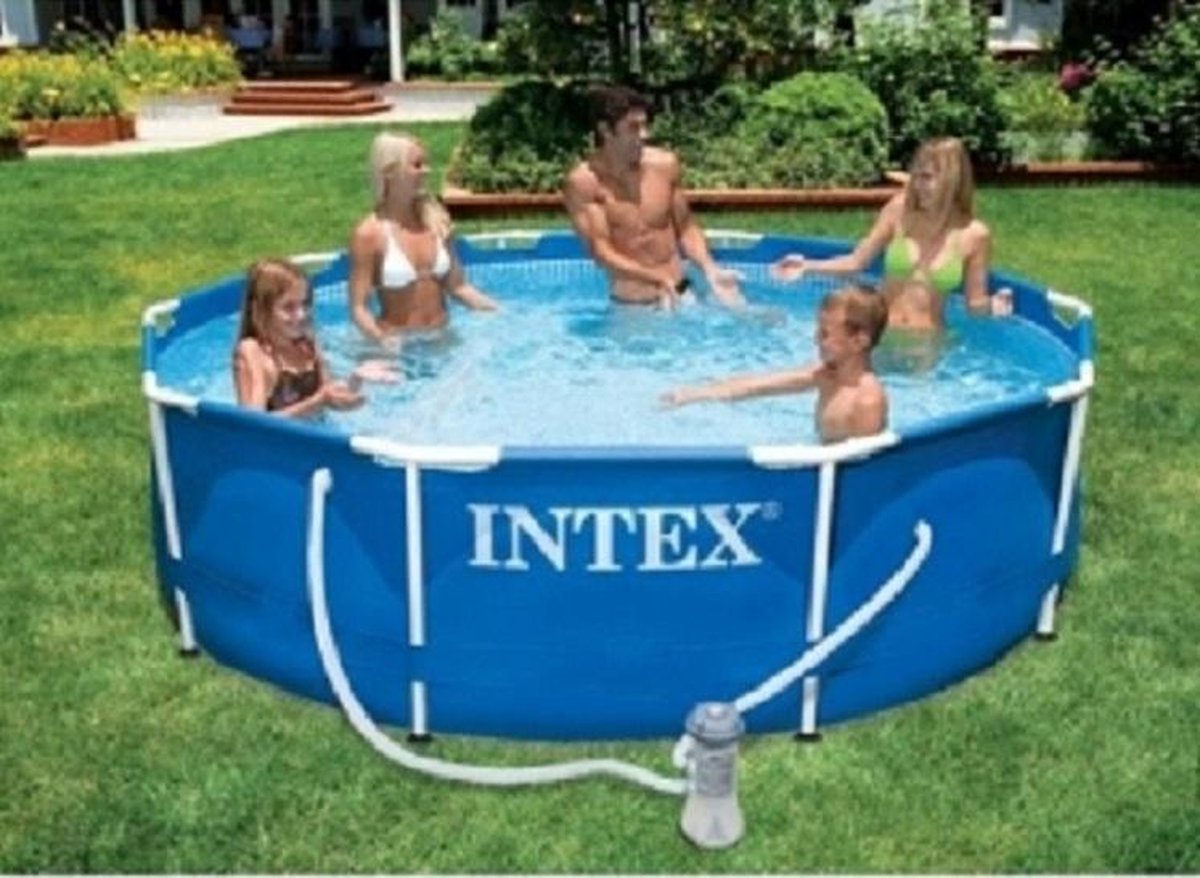 Intex - Metalen Frame Zwembad - 305x76cm  - Opzetzwembad