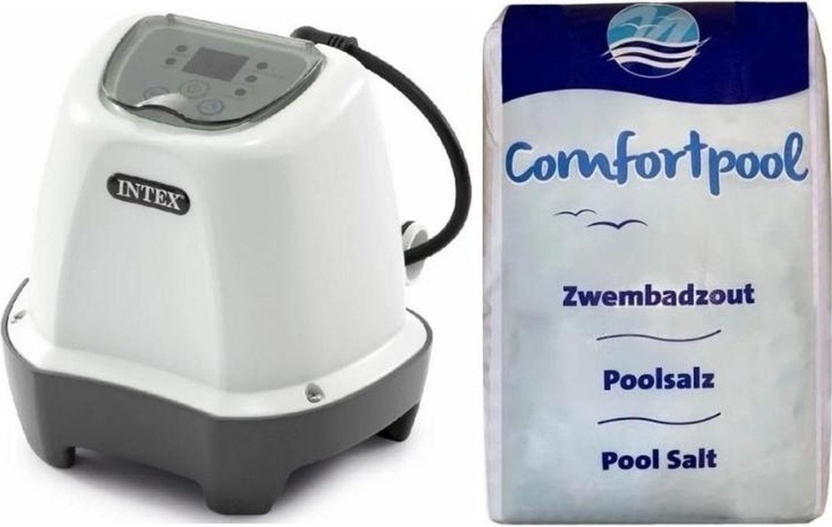   - Zoutwatersysteem 26662GS & Zwembadzout 20 kg