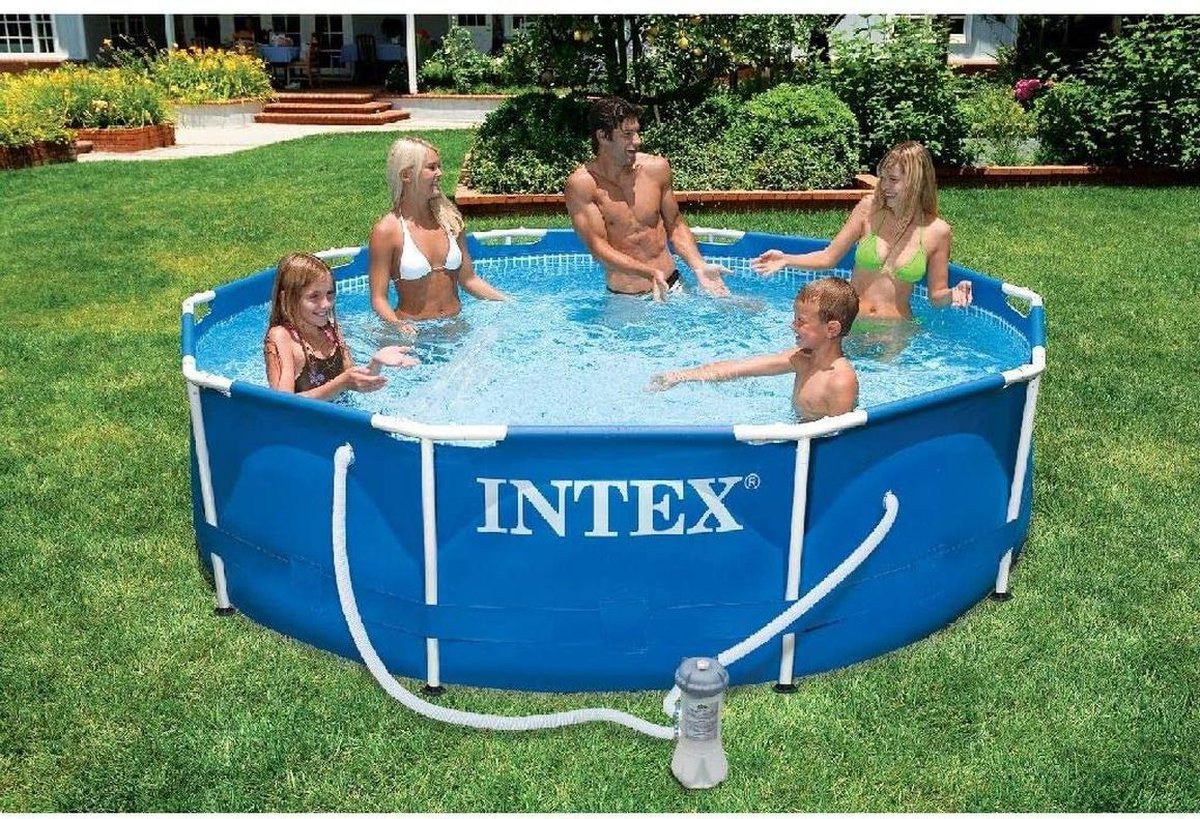 Intex 28202GN Metal Frame Pool - bovengronds zwembad - Ø 305 x 76 cm