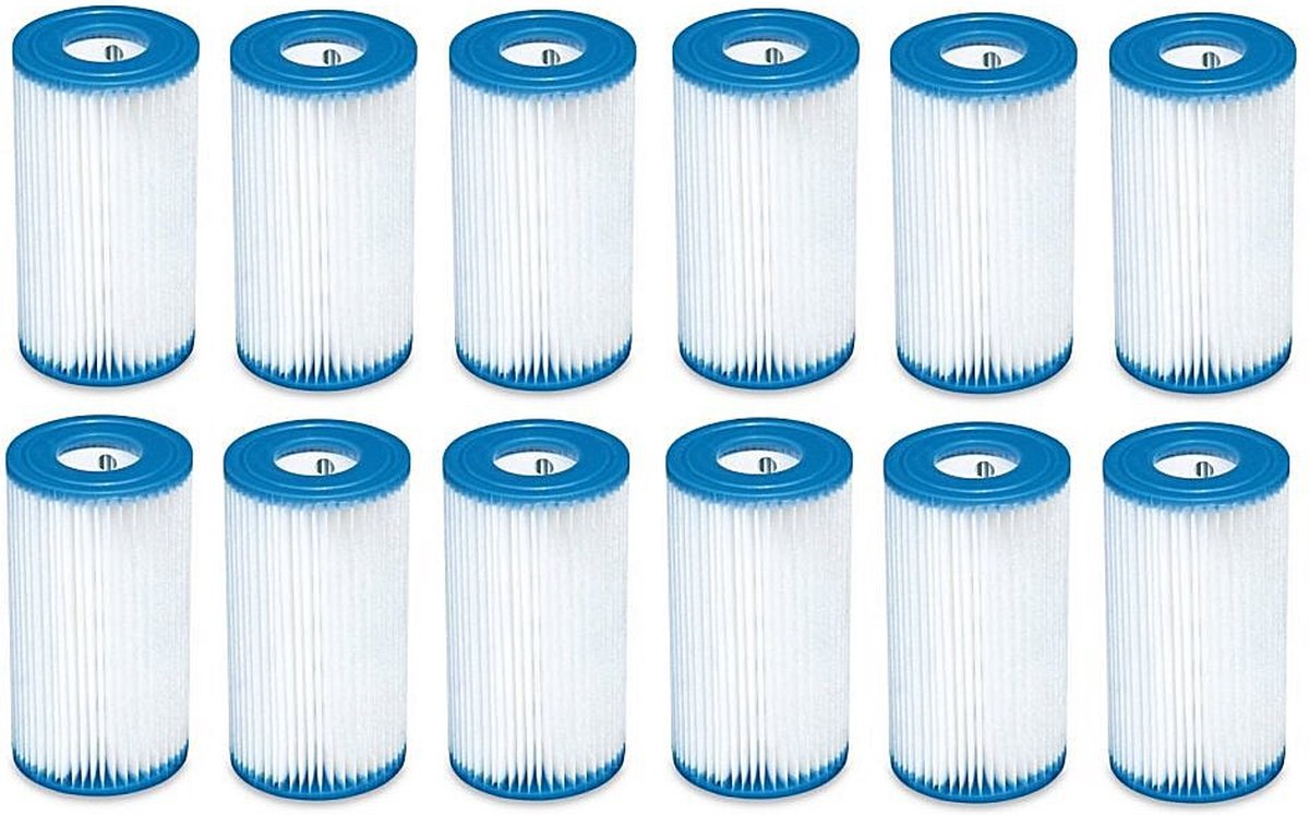   29000 Filter Cartridge Type A 12 Stuks voor Zwembad 244/305/366 cm