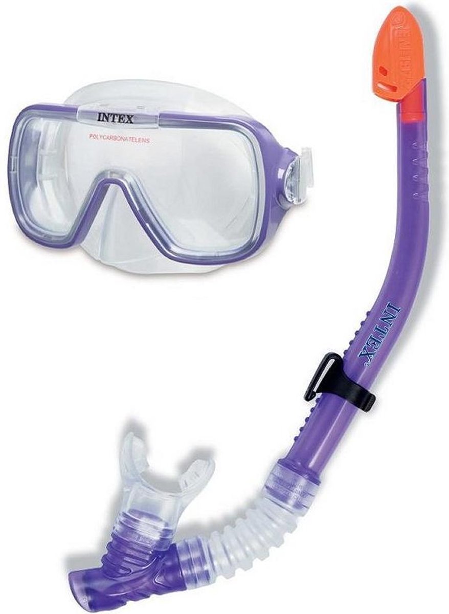 Intex 55950 Wave Rider Snorkelset 2-delig Paars