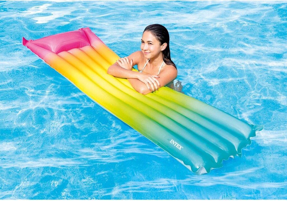 Intex 58721EU Regenboog Luchtbed 183x69 cm