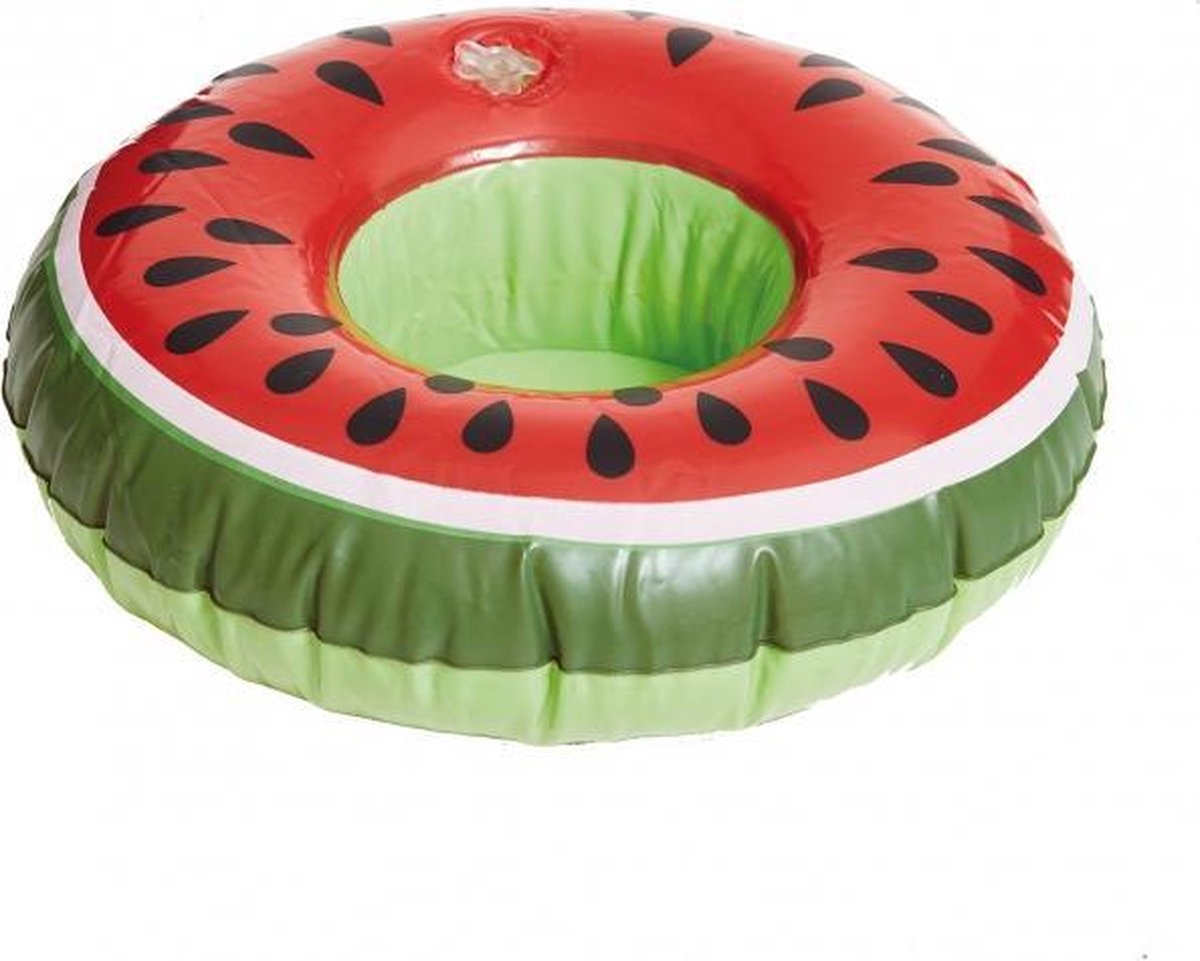 Intex Bekerhouder Opblaasbaar Meloen 17 Cm Vinyl Rood/groen