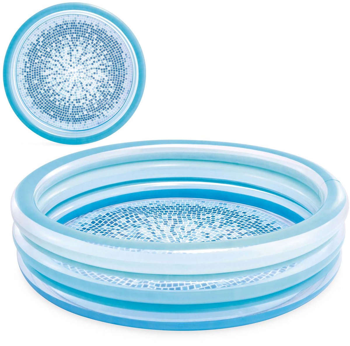   Blue Biss Ø147x33 Cm Rond Opblaasbaar Zwembad 330L