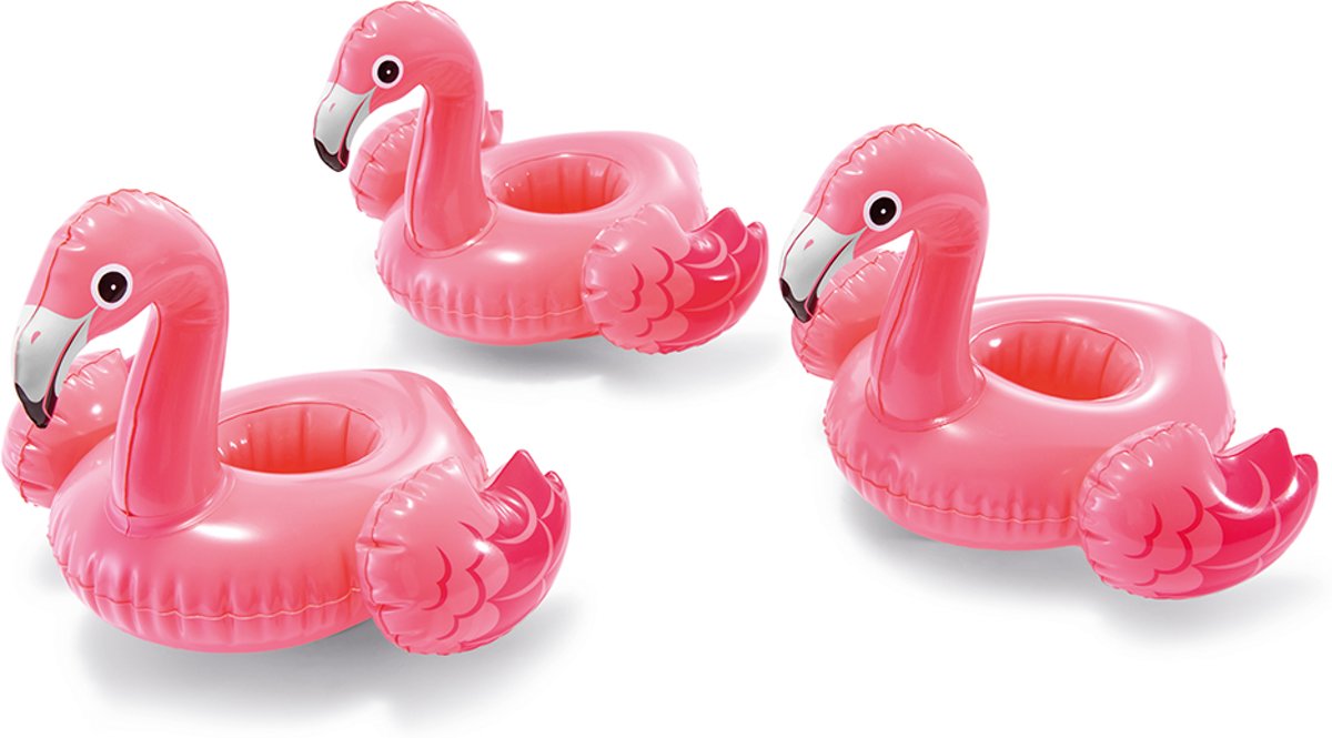 Intex Drink houder set Flamingo