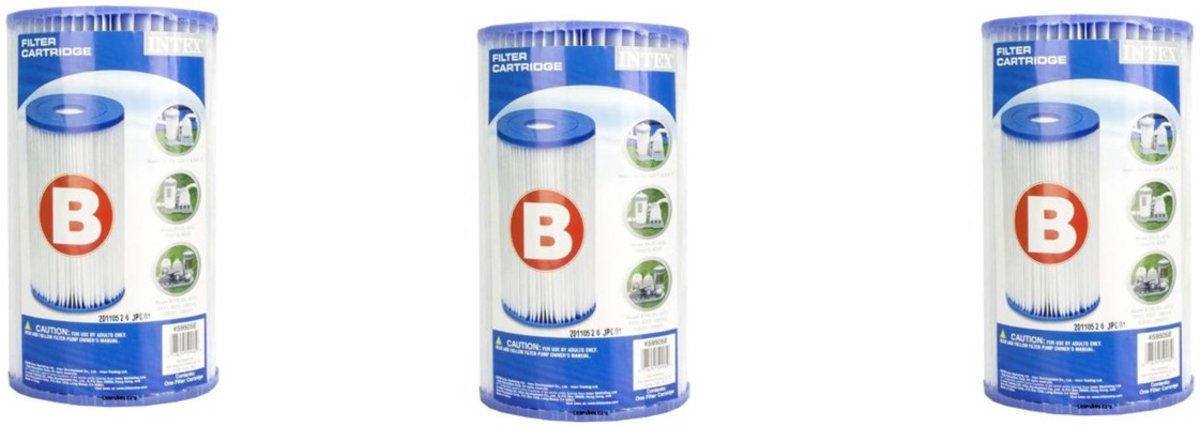   Filtercartridge type B Triple pack