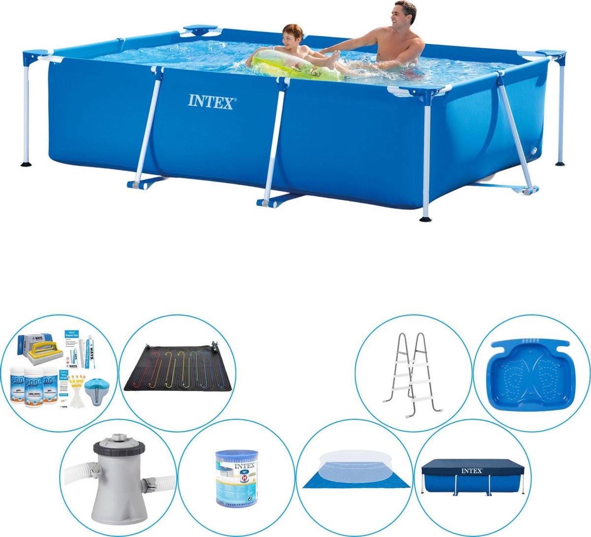   Frame Pool Rechthoekig 260x160x65 cm - Zwembad Super Deal