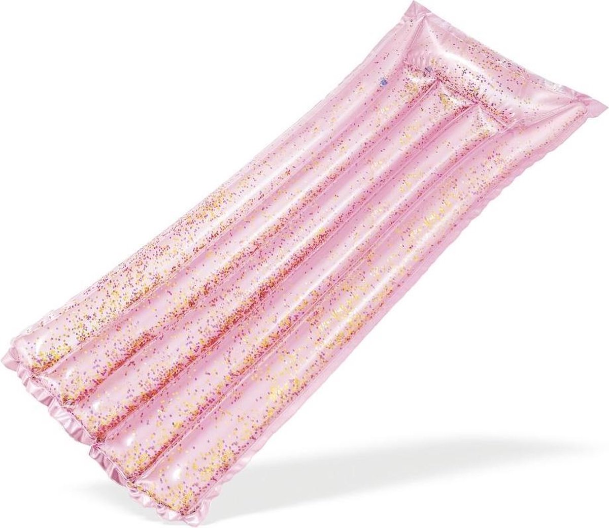   Luchtbed - Roze - goud - Glitter - 170 cm