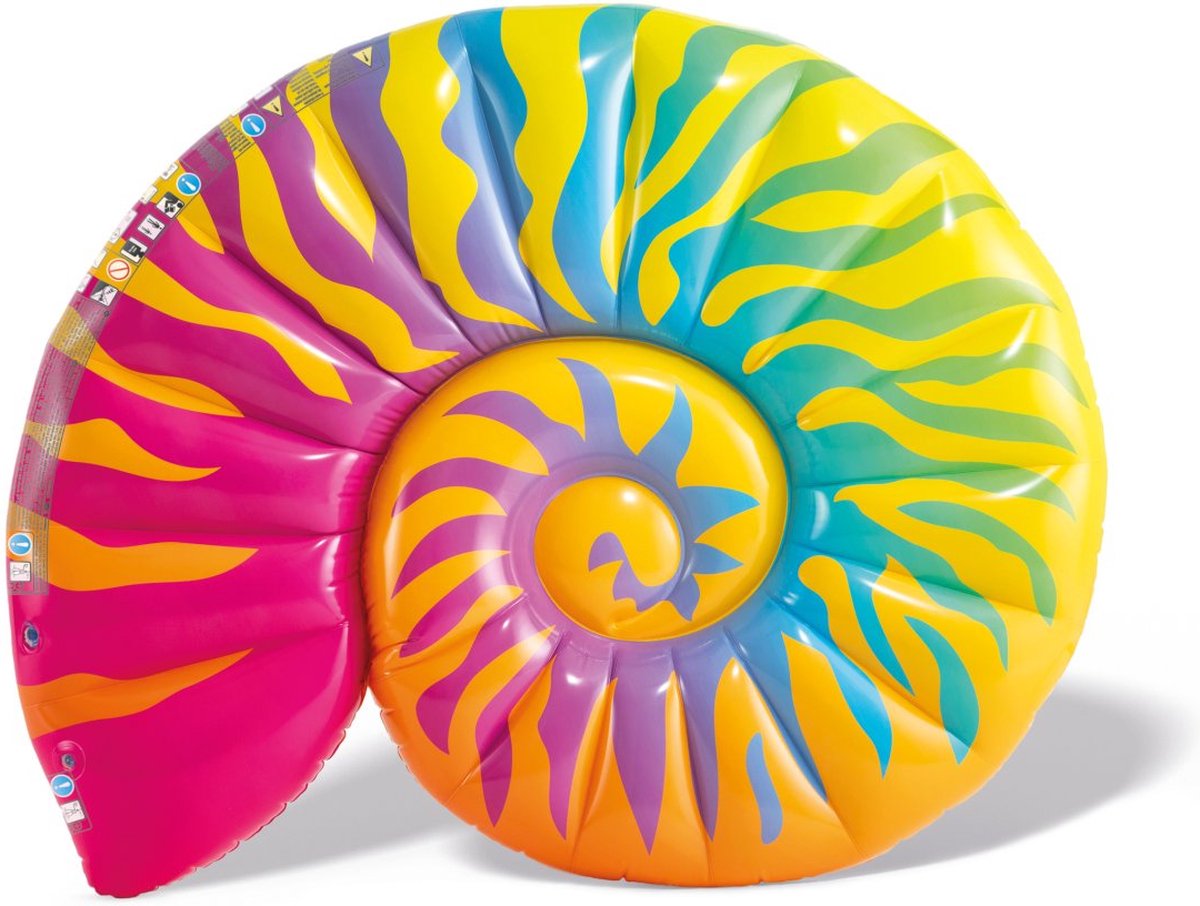 Intex Luchtbed Seashell 157 X 127 X 25 Cm Vinyl