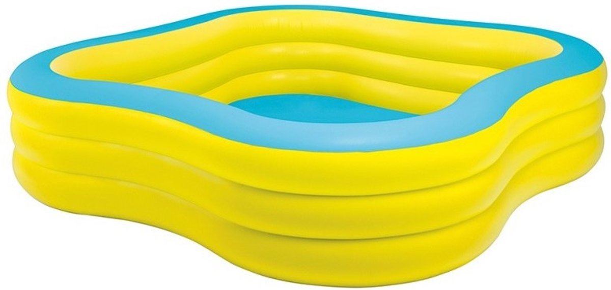 Intex Opblaaszwembad Beach Wave Geel/groen 229 Cm