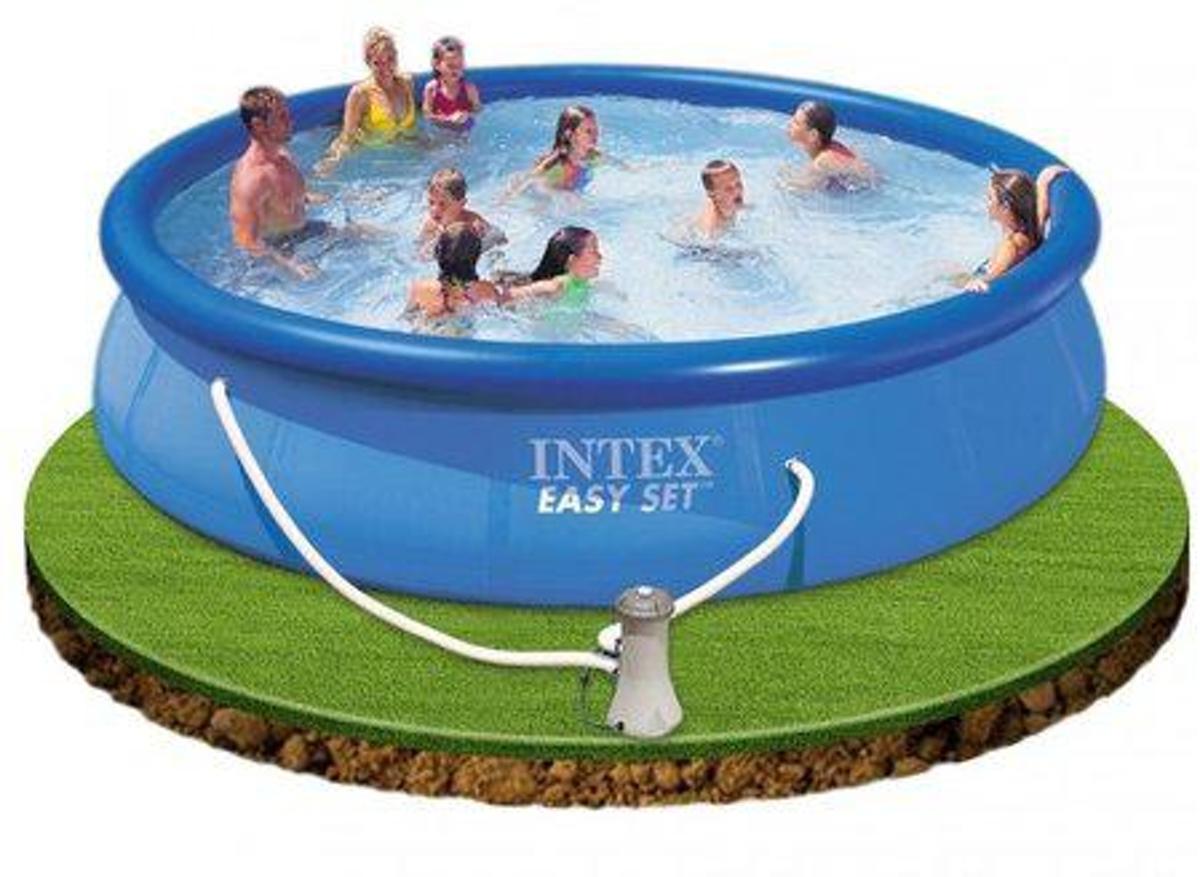   Opblaaszwembad Easy Set Pool 457 X 84 Cm Blauw