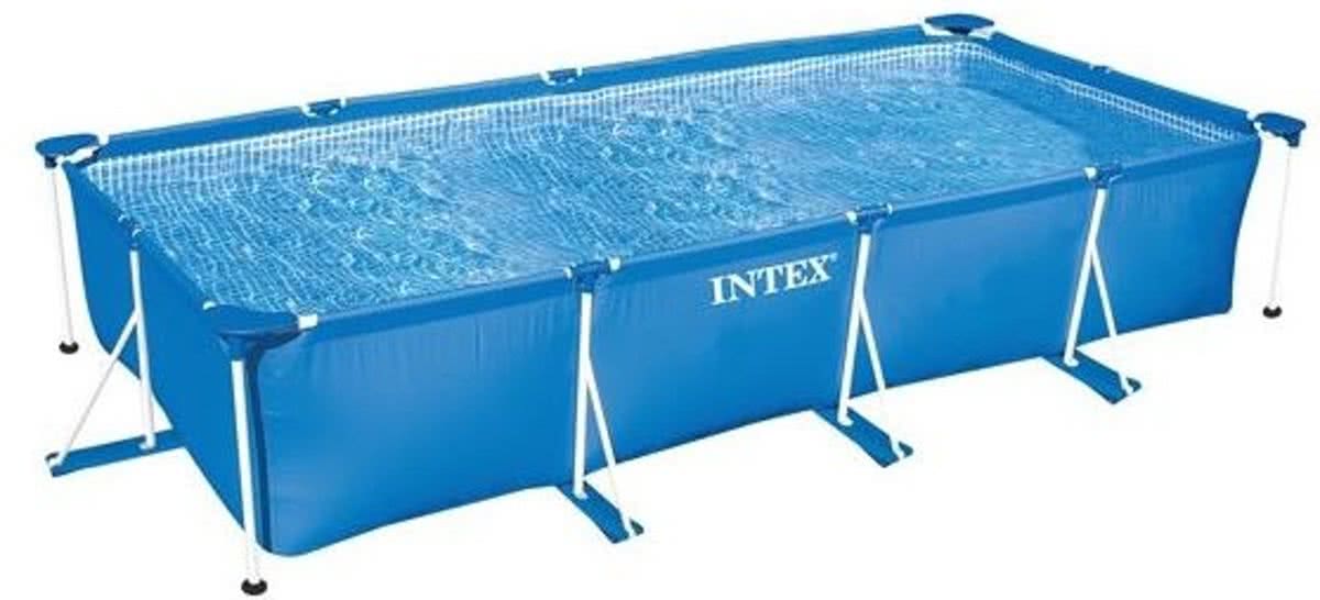 Intex Opzetzwembad Rechthoekig 220 X 150 X 60 Cm Blauw