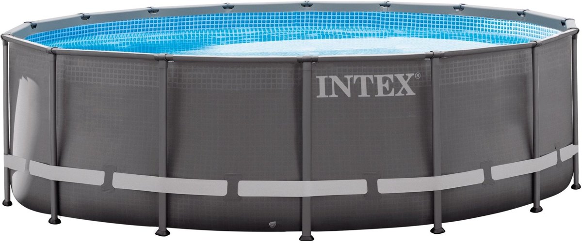 Intex Opzetzwembad Ultra Frame 488 X 122 Cm Grijs