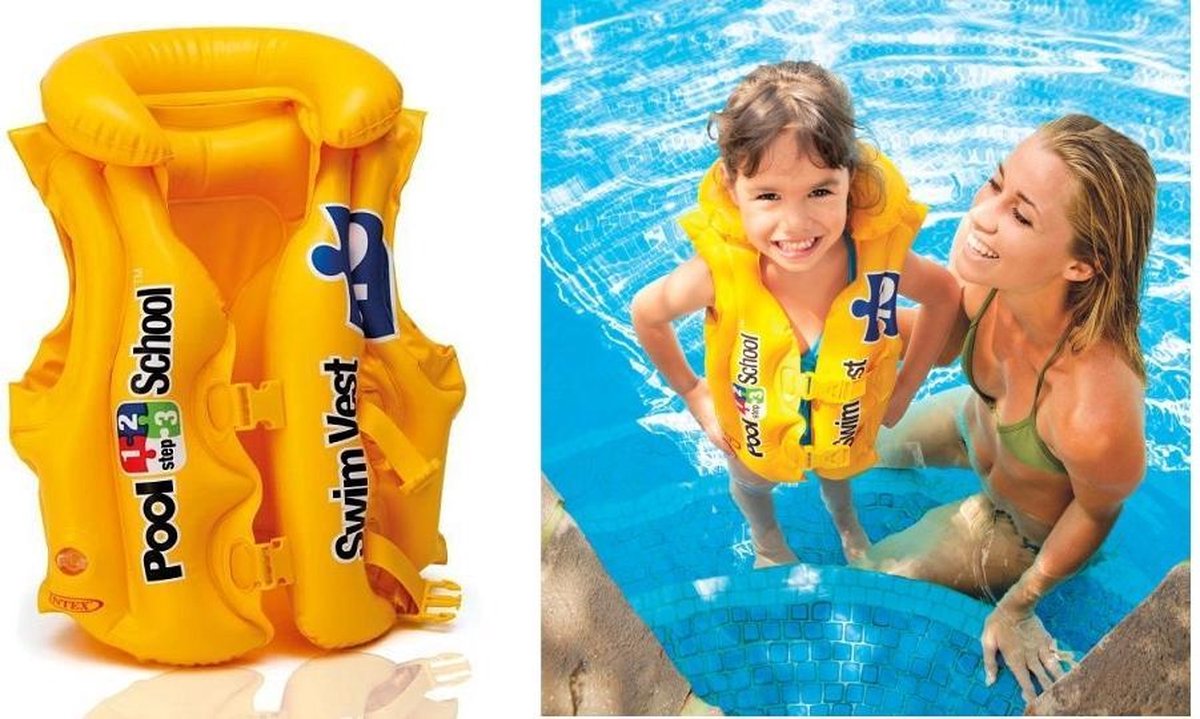 Intex Pool School 2 DeLuxe Zwemvest 3-6 Jaar