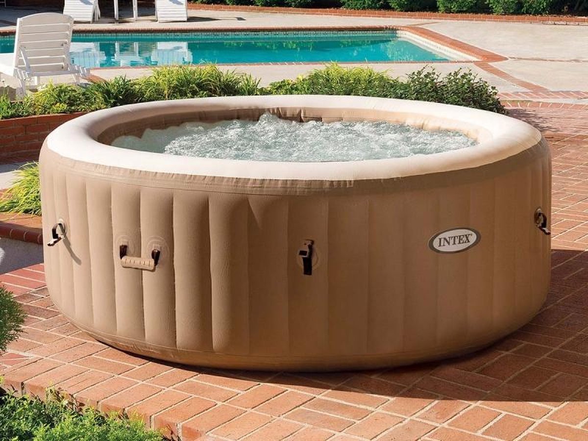 Intex Pure Spa Bubble - Sahara jacuzzi - 169x71 cm - 4 personen