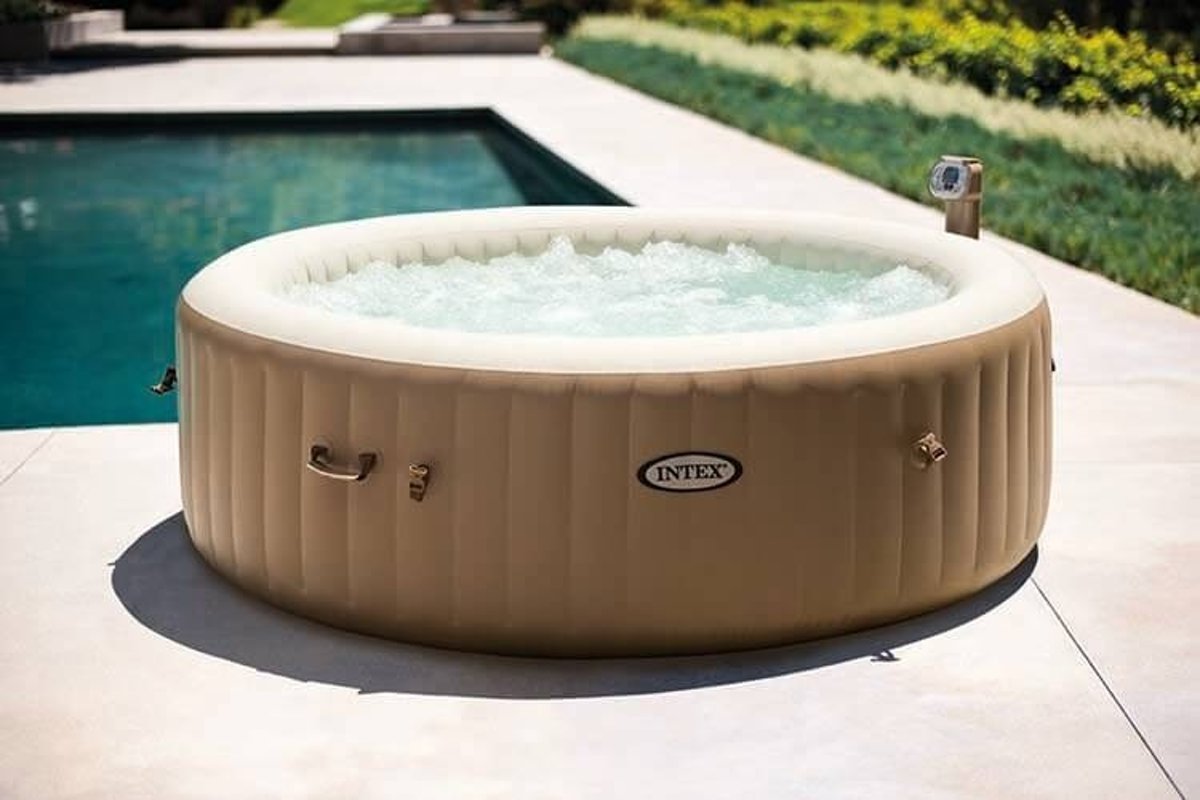 Intex PureSpa Bubble Therapy Jacuzzi 4-Persoons Set - whirlpool - bubbelbad