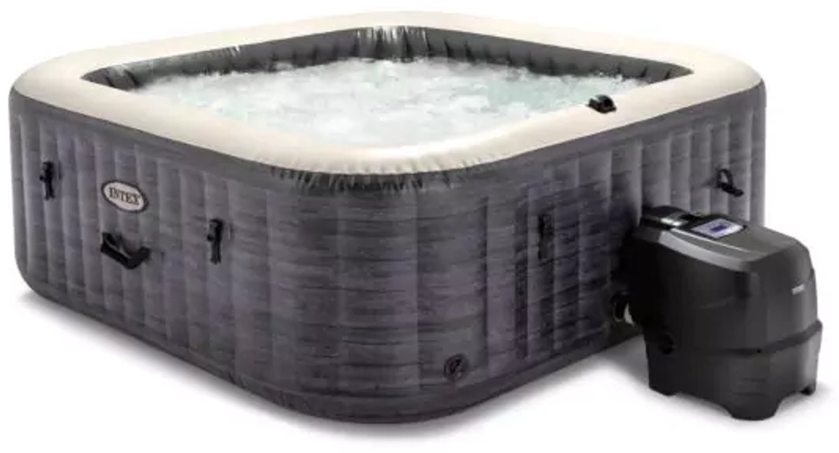   PureSpa Greystone Deluxe 4 persoons spa - Vierkant - WiFi